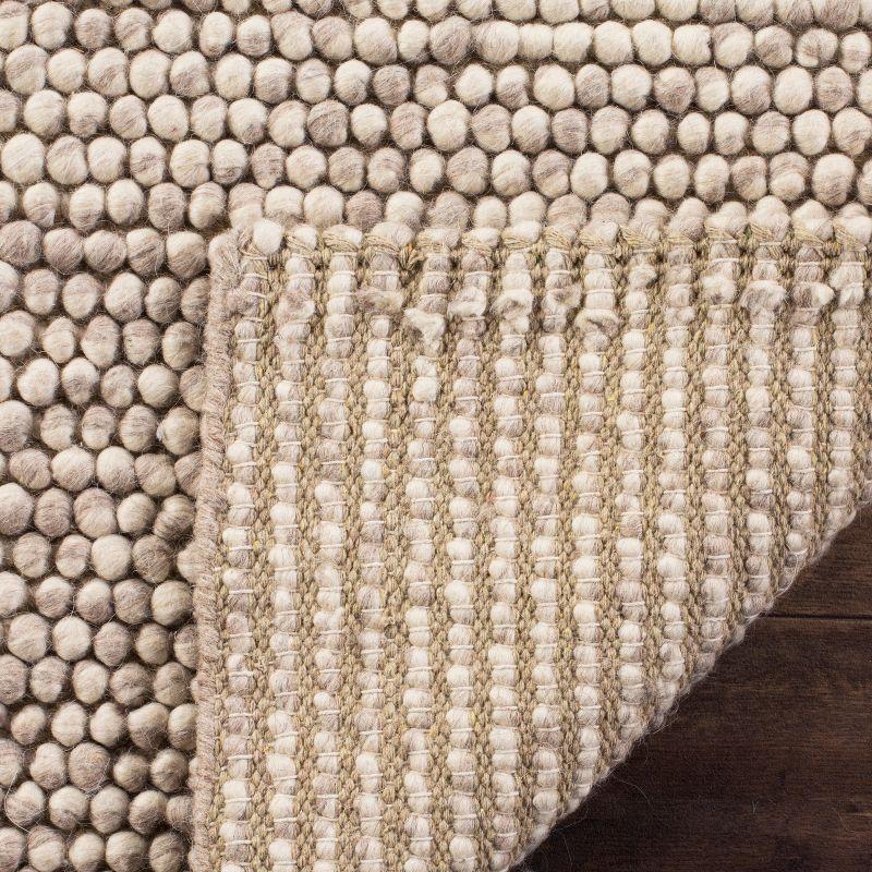 Ivory Elegance Hand-Tufted Wool Runner Rug - 2' x 12'