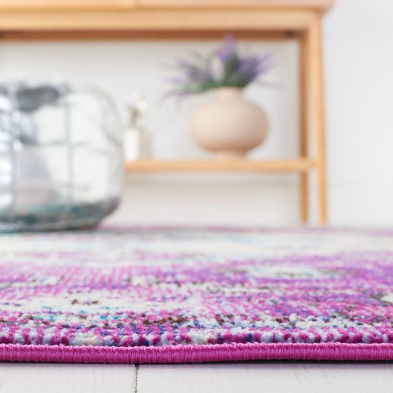 Madison MAD484 Power Loomed Indoor Area Rug - Lavender/Light Blue - 6'x9' - Safavieh