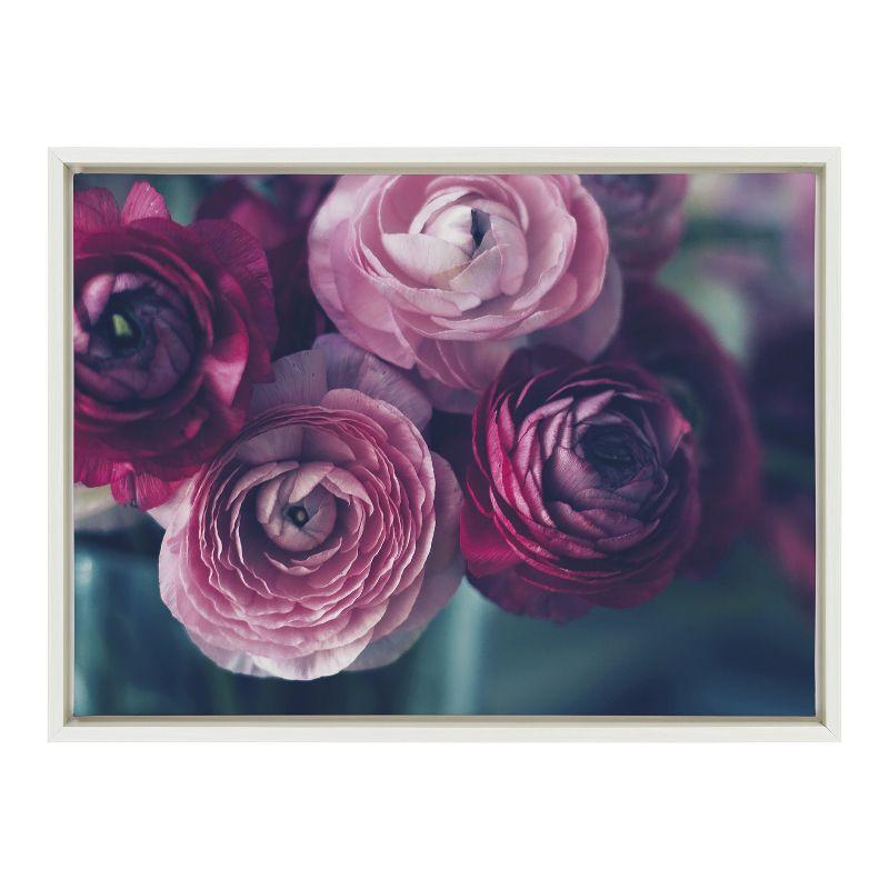 Kate and Laurel Sylvie Yours Truly Framed Canvas by Kristy Campbell, 18x24, White