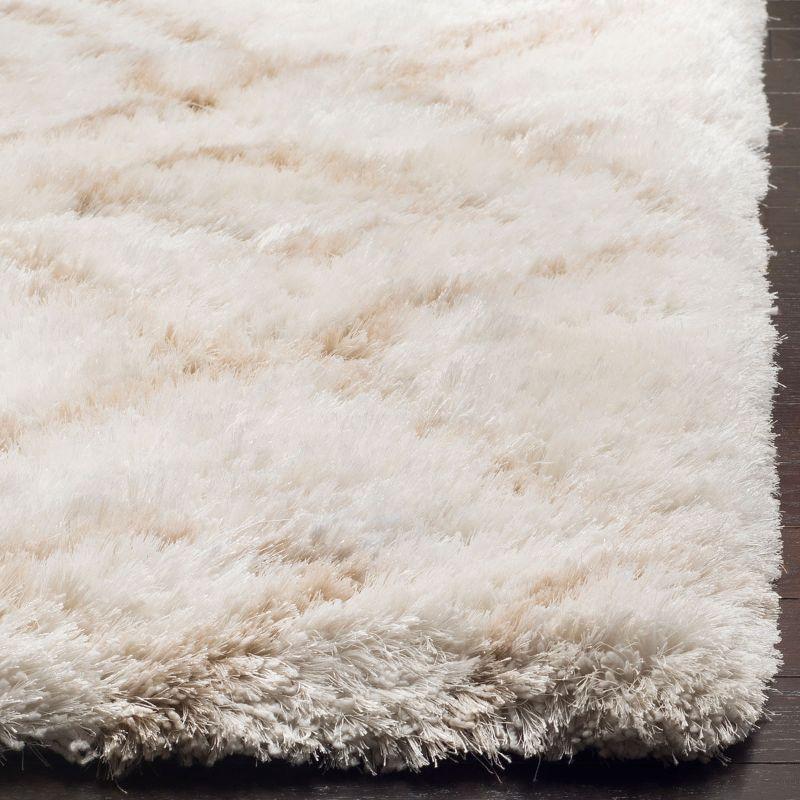 Toronto Shag SGT727 Hand Tufted Indoor Area Rug - Ivory/Beige - 8'x10' - Safavieh.