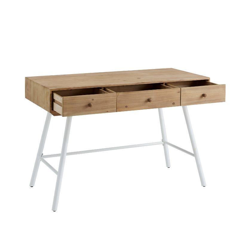 Cailan 3 Drawer Desk - Linon