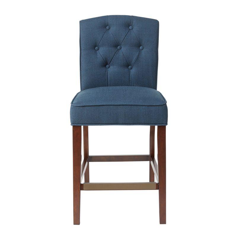 Khloe Tufted Counter Height Barstool Navy - Madison Park
