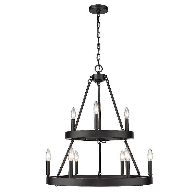 Golden Lighting Alastair 2 Tier - 9 Light Chandelier