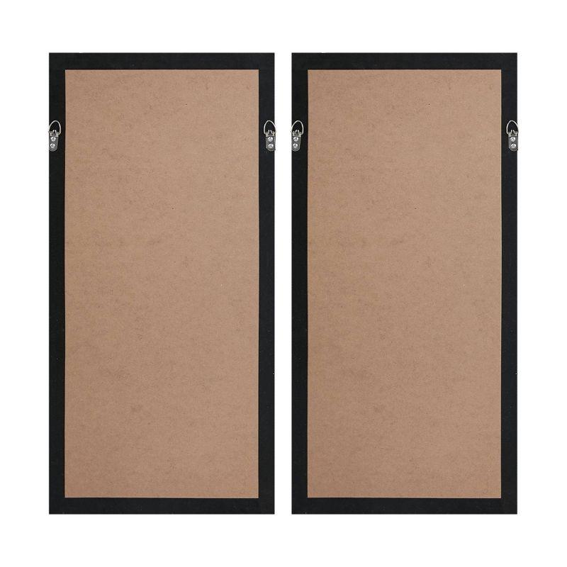 Dakota Fields Framed Geometric Rice Paper Panel Shadowbox Wall Décor (Set of 2)