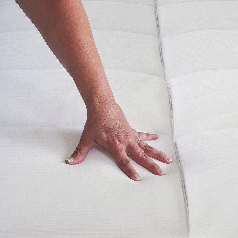 Twin White Down Alternative Mattress Pad