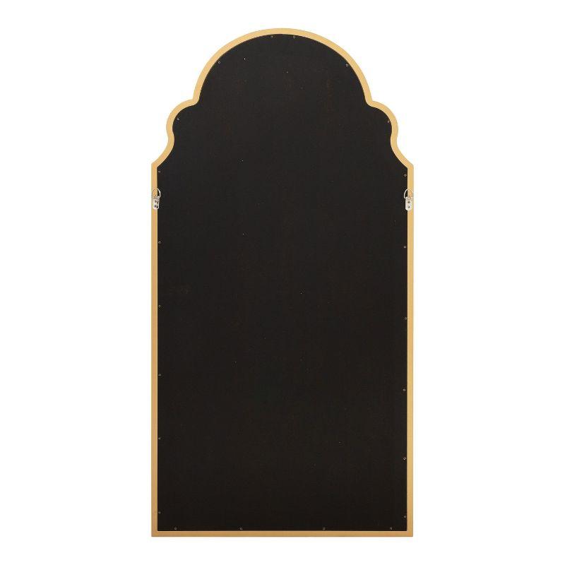 Kate and Laurel Hogan Arch MDF Full Length Mirror, 24x48, Gold