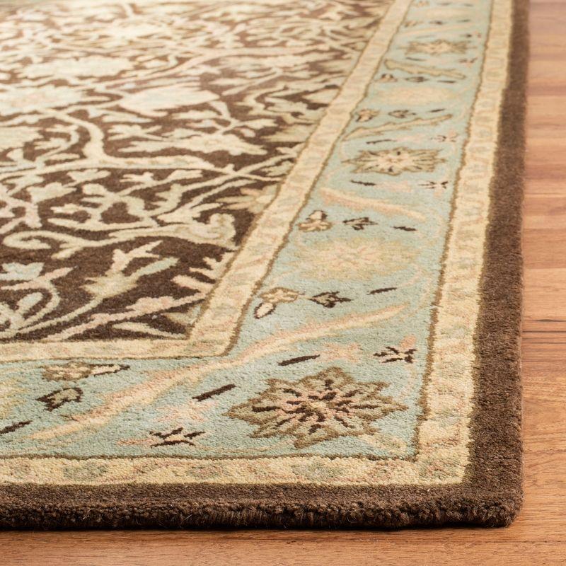 Antiquity AT14 Hand Tufted Indoor Area Rug - Brown/Green - 5'x8' - Safavieh