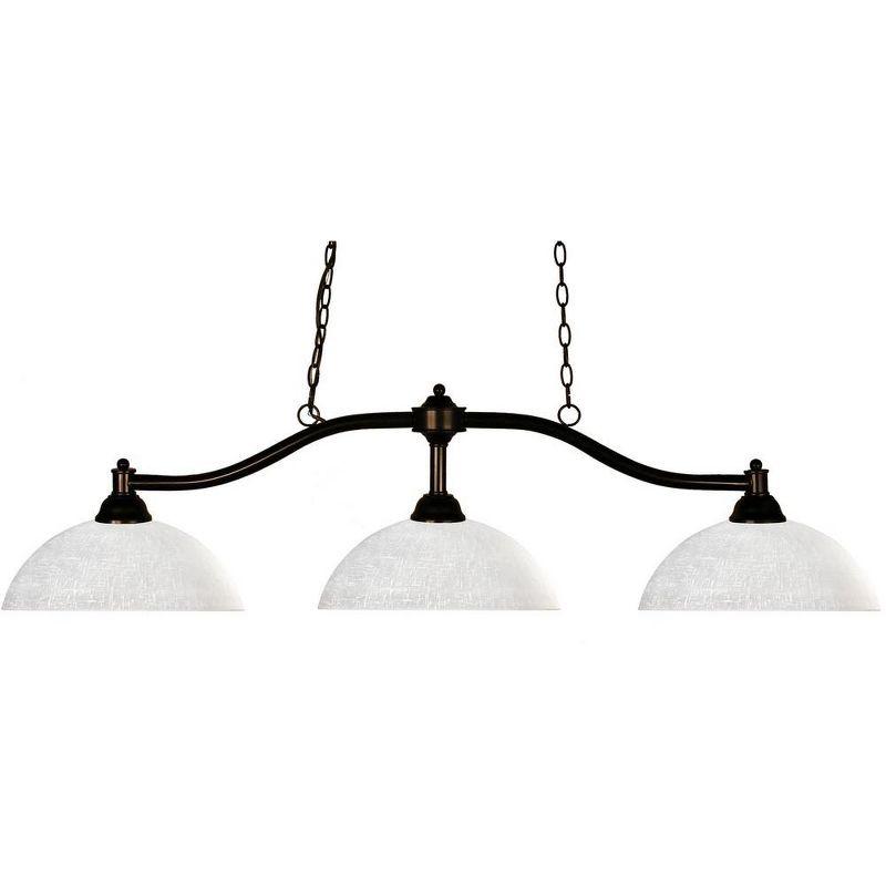 Z-Lite Chance 3 - Light Island Pendant Light in  Bronze