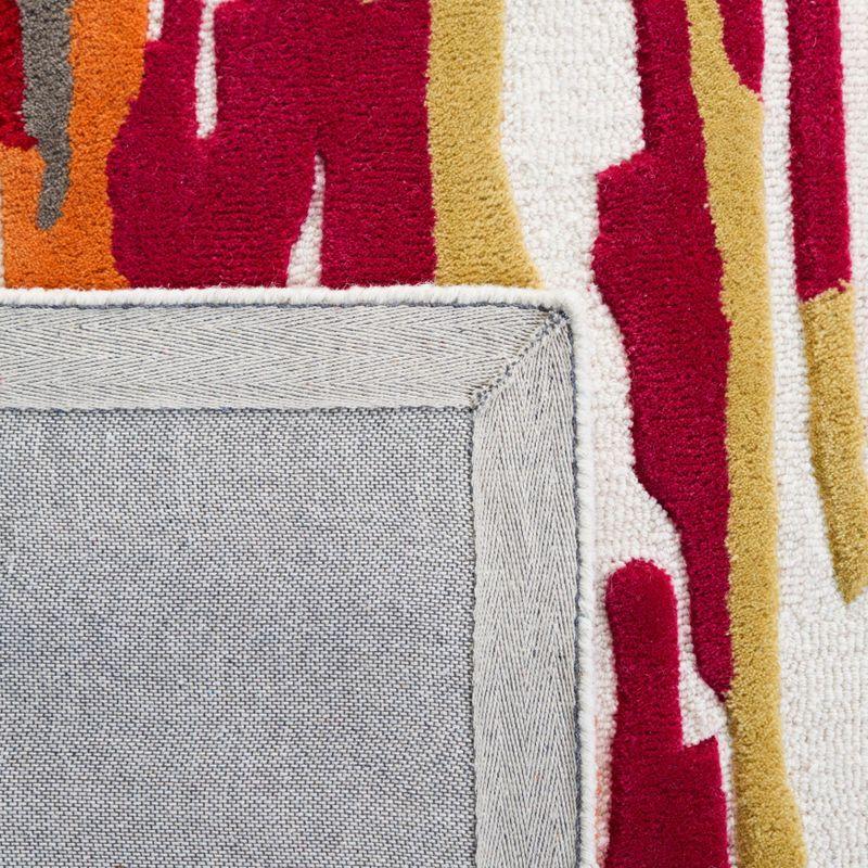 Rodeo Drive RD858 Hand Tufted Runner Rug - Ivory/Red - 2'3"x8' - Safavieh.