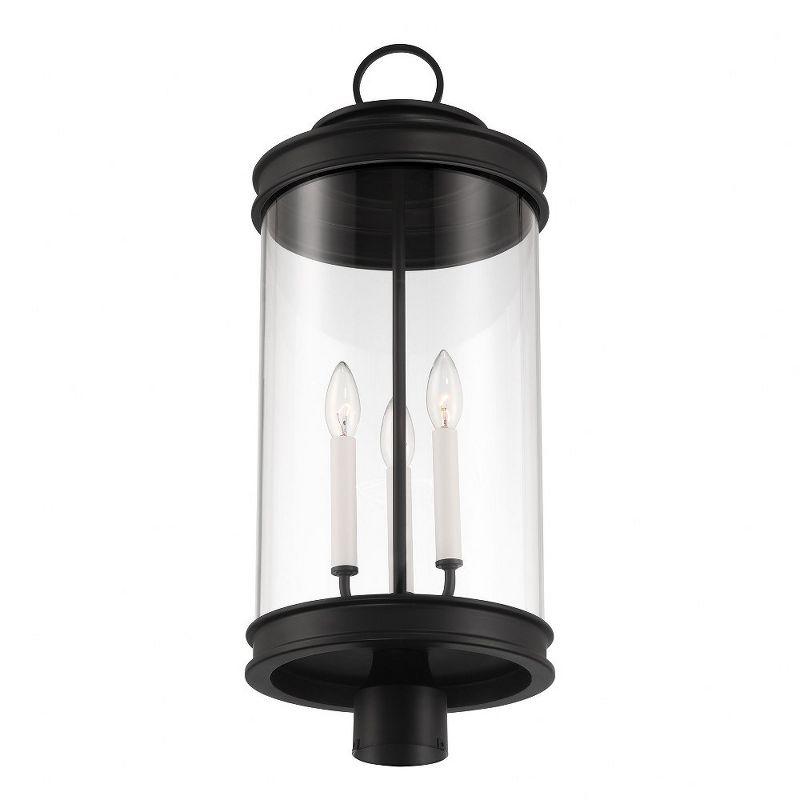 Savoy House Englewood 3 - Light Post Light in  Matte Black