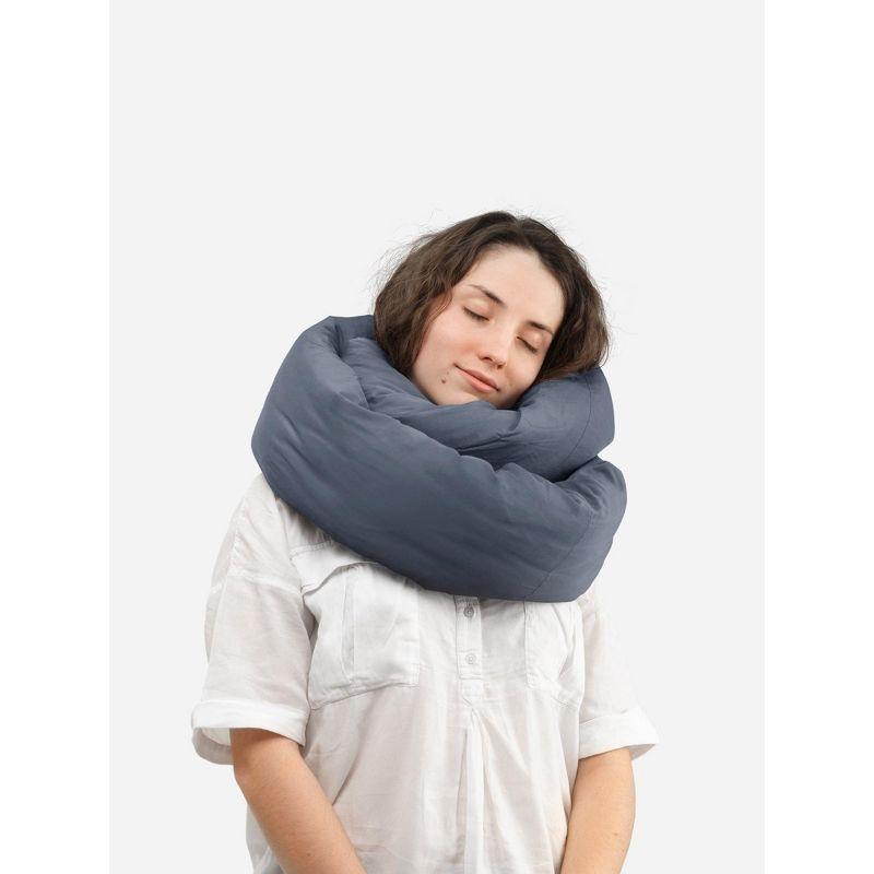 Infinity Travel - Infinity Pillow - Midnight Grey