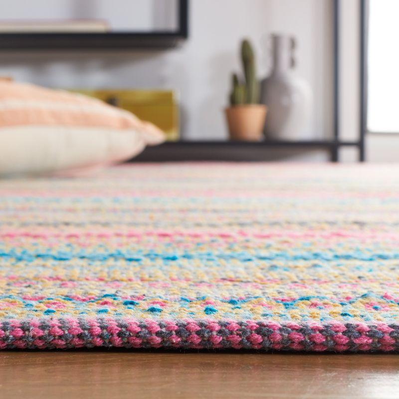 Kilim KLM475 Hand Woven Area Rug - Pink/Blue - 6'x9' - Safavieh.