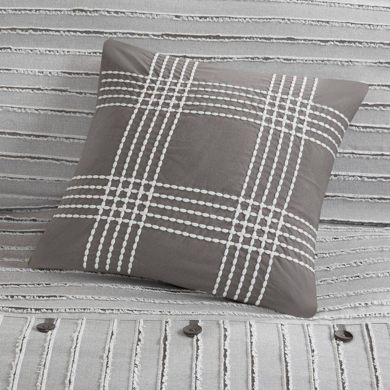 Madison Park Signature Madison Park Signature Essence Oversized Cotton Clipped Jacquard Comforter Set