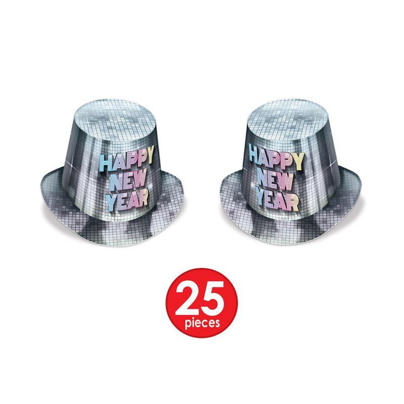 Beistle New Year Disco Fever Asst for 50 Multicolored