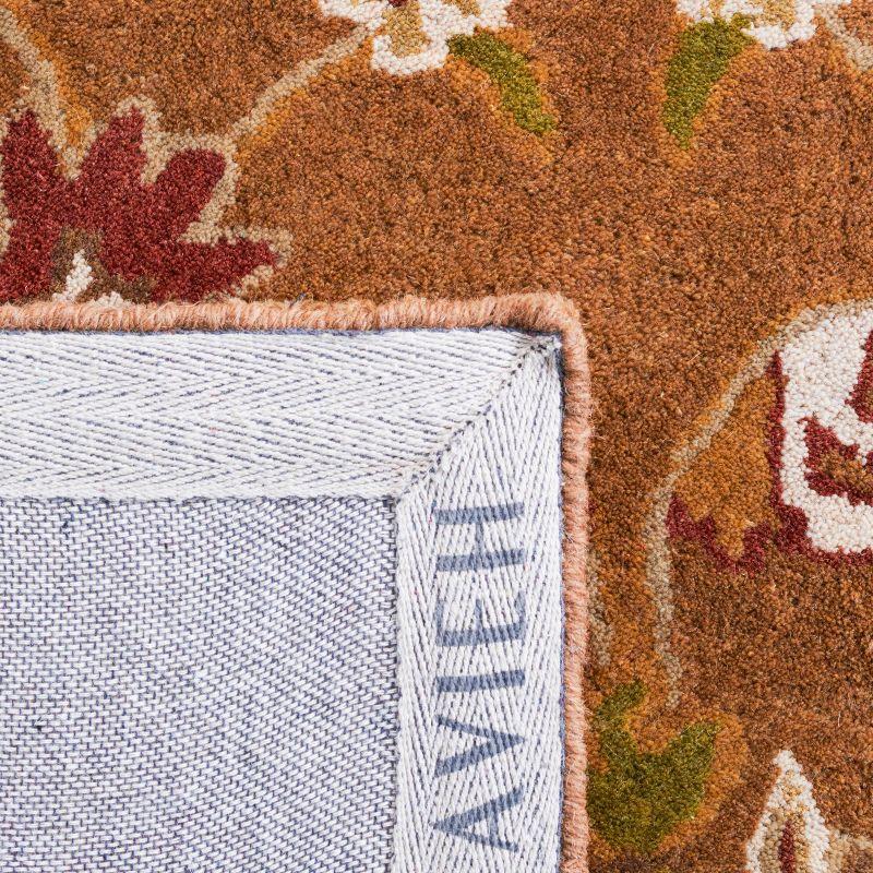 Heritage HG816 Hand Tufted Area Rug - Mocha/Ivory - 3'x5' - Safavieh.