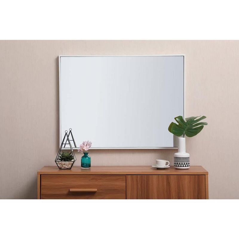 Elegant Lighting Metal frame rectangle mirror 24x 32 inch in Blue