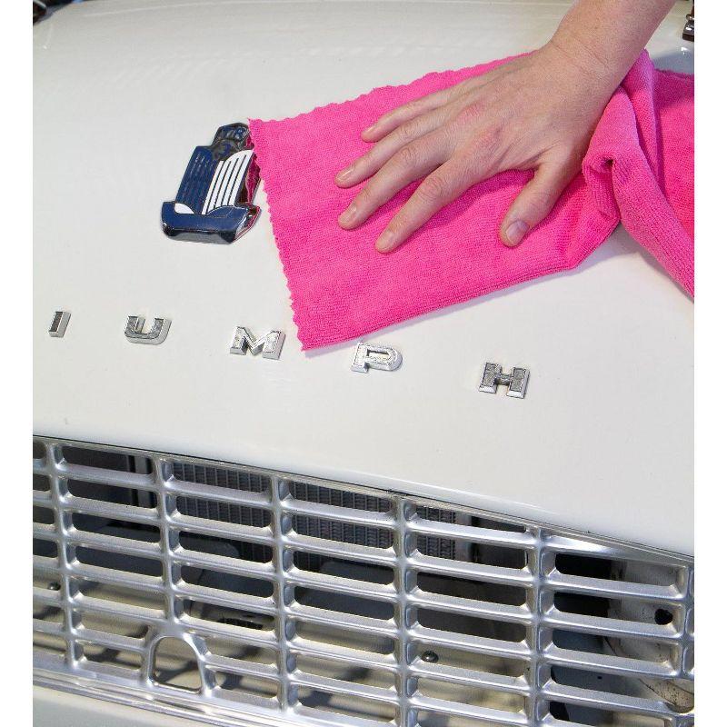 Smart Edge Microfiber Cleaning Cloth 16x16 Pink (12/Pack)
