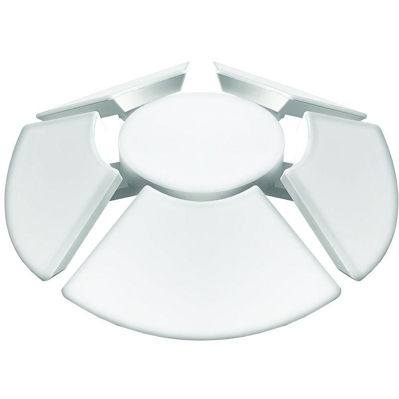 HexBulb 60W White LED Ceiling Light with 6 Adjustable Panels