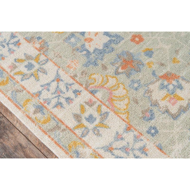 2'x3' Anatolia Riylnn Accent Rug Beige - Momeni: Wool & Nylon Area Rug, Bohemian Floral, Low Pile, Indoor Use