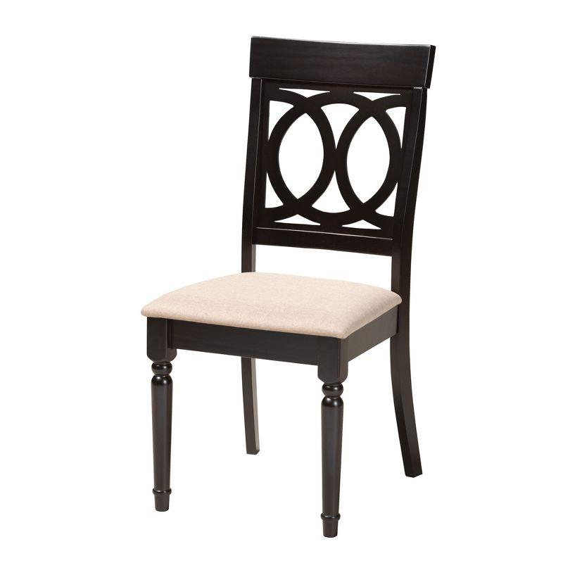 Baxton Studio Jessie Modern Fabric Wood Dining Set