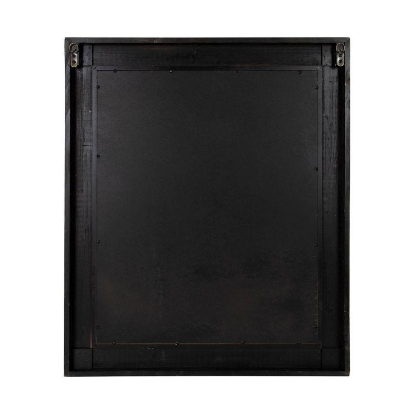 30" x 36" Garvey Wood Framed Wall Mirror White - Kate and Laurel: Modern Rectangle, No Assembly, Wall Mount