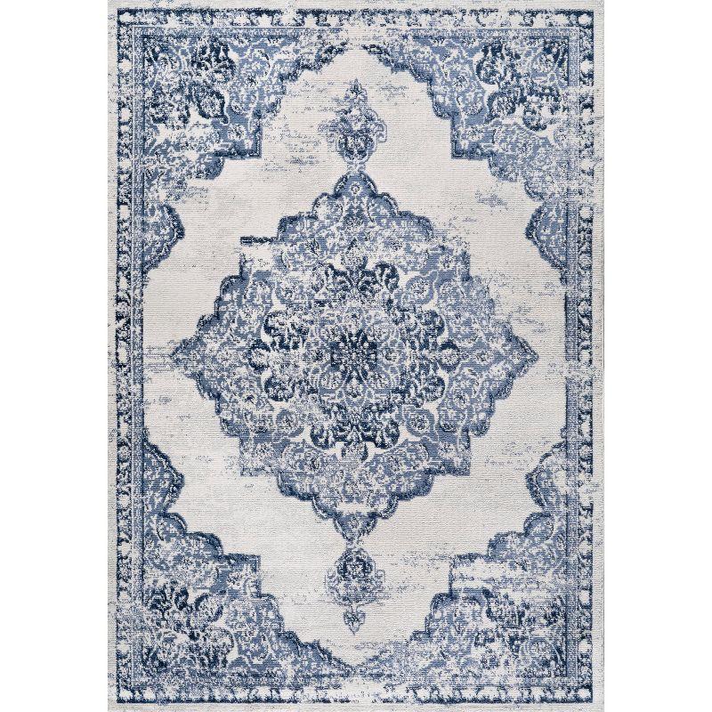 Alhambra Ornate Medallion Modern Indoor Area Rug - JONATHAN Y