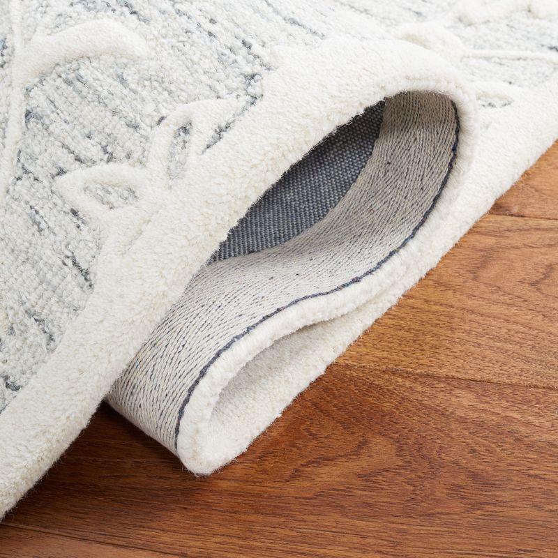 Metro MET853 Hand Tufted Indoor Area Rug - Grey/Ivory - 8'x10' - Safavieh