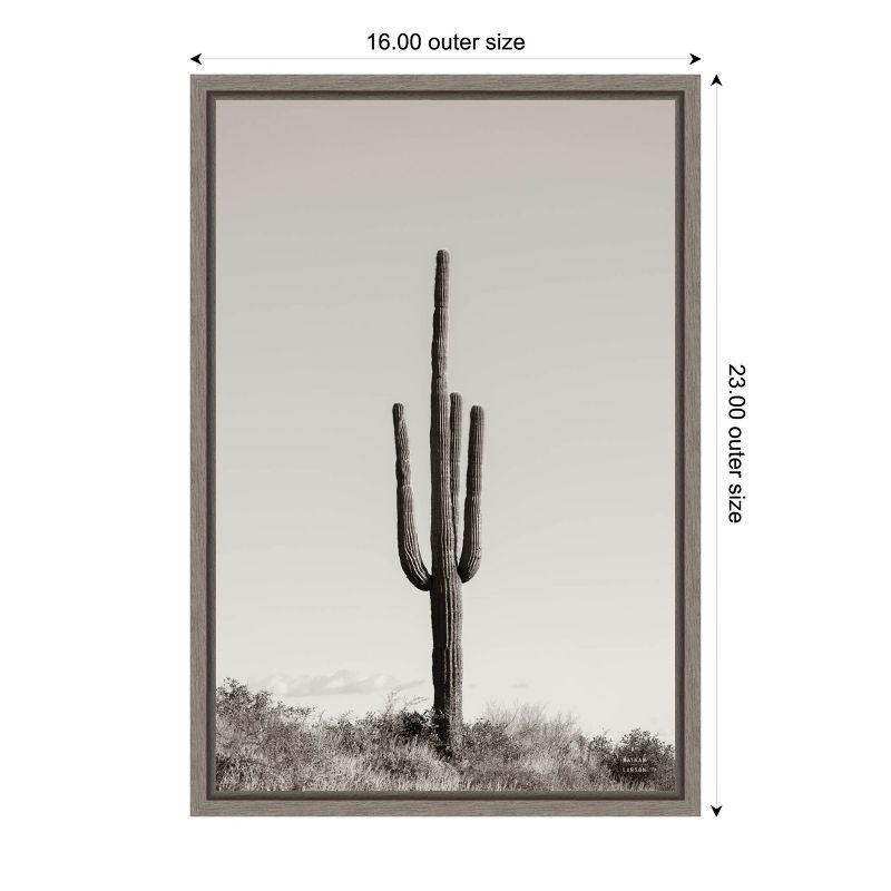 Amanti Art Saguaro Afternoon by Nathan Larson Framed Canvas Wall Art