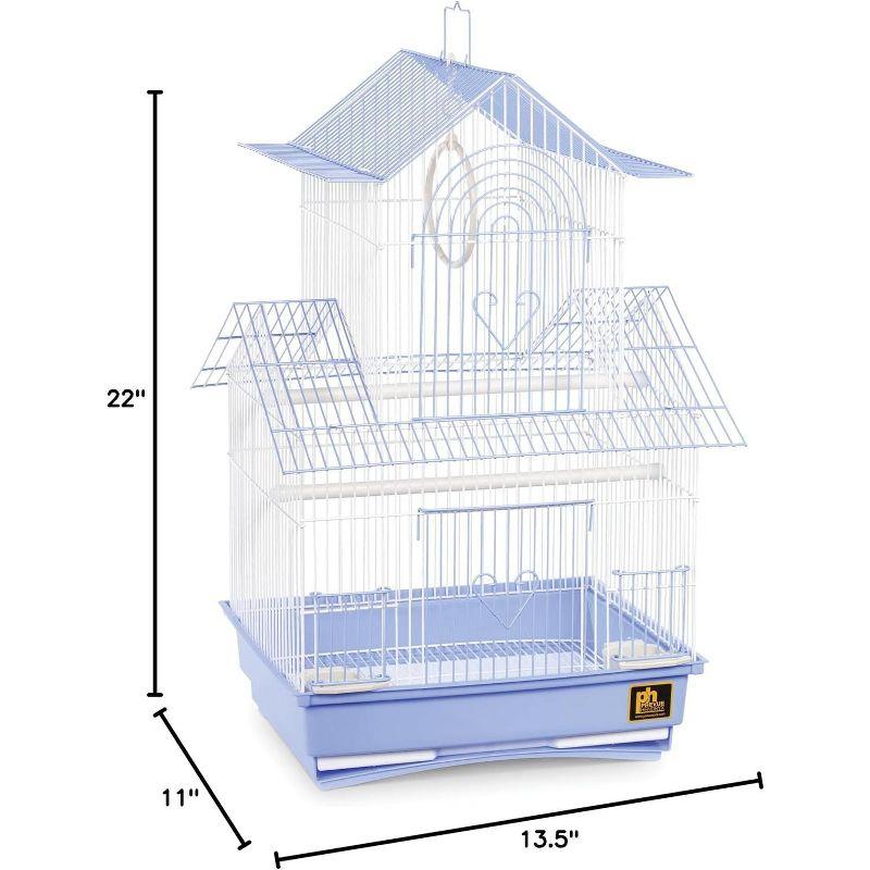 Prevue Pet Products SP1720-1 Shanghai Parakeet Cage, Yellow and White