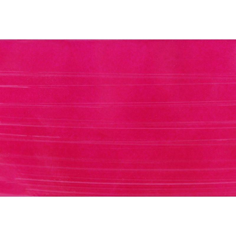 Garden Elements Indoor/Outdoor Glazed Brushed Happy Plastic Planter, Large, Bright Pink, 15"