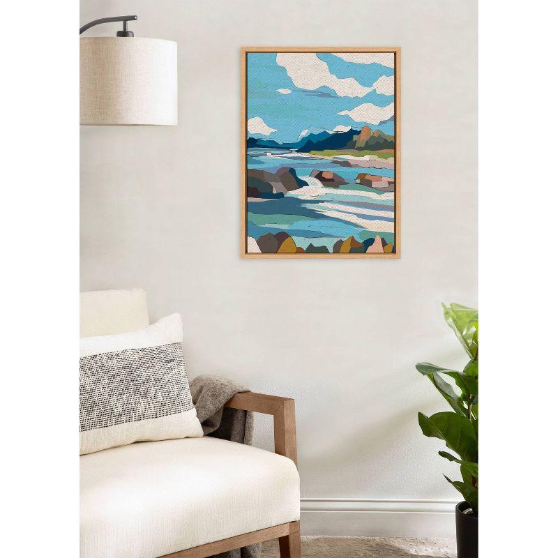 18" x 24" Sylvie Brienz Framed Canvas by Nikita Jariwala - Kate & Laurel All Things Decor