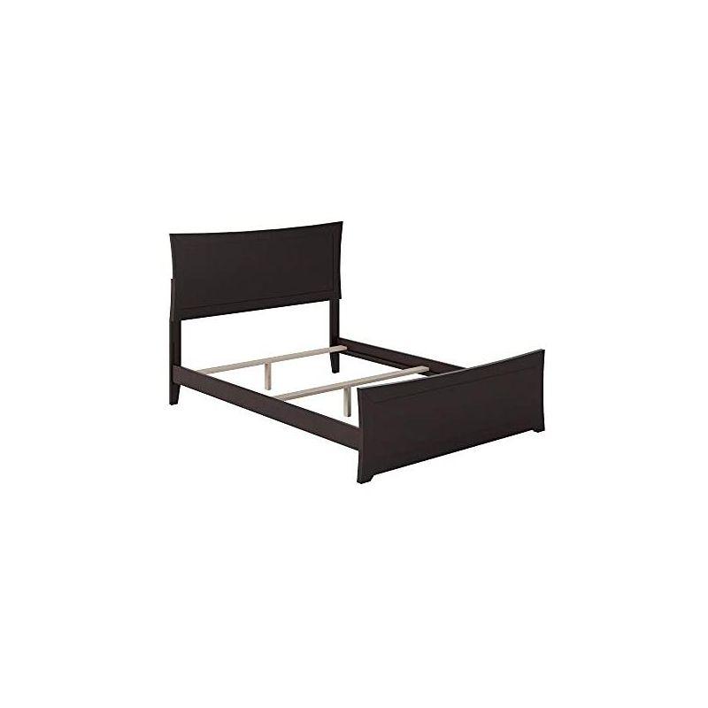 Metro Low Profile Solid Wood Platform Bed with Matching Footboard