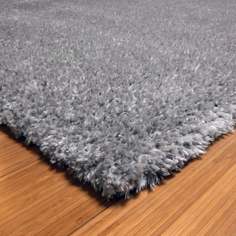 Gertmenian Thayer Solid Solid Microfiber Modern Casual Bedroom Livingroom Easy Care Plush Microfiber Shag Indoor Area Rug