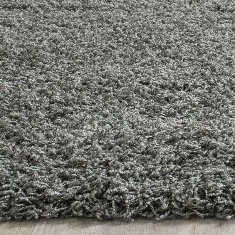 Laguna Shag SGL303 Power Loomed Indoor Area Rug - Dark Grey - 4'x6' - Safavieh.