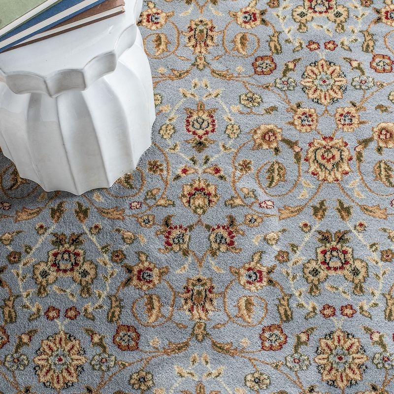 Lyndhurst LNH312 Power Loomed Area Rug - Light Blue/Ivory - 5'3"x7'6" - Safavieh.