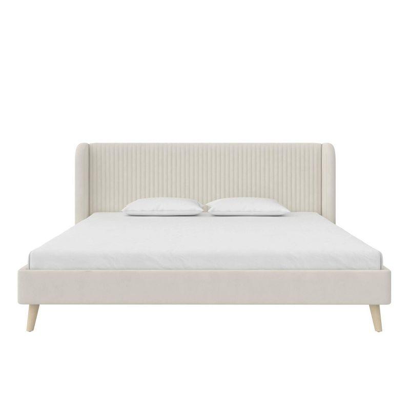 Holly King Size Upholstered Platform Bed