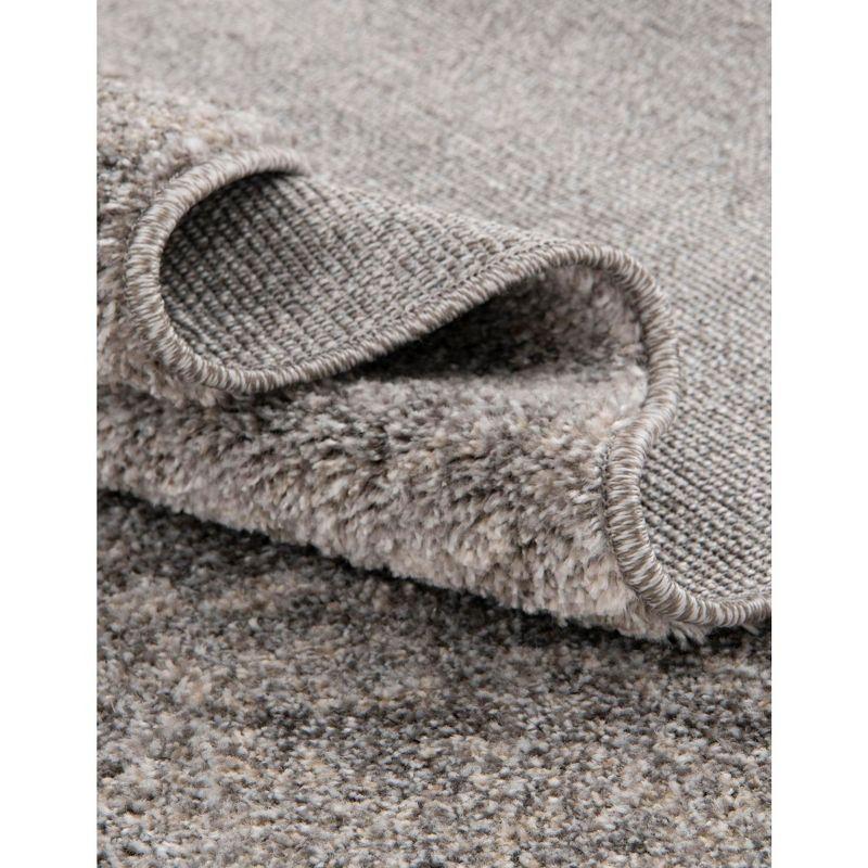 Unique Loom Del Mar Collection Area Rug - Lucille (9'  x 12' Rectangle Gray/Ivory)