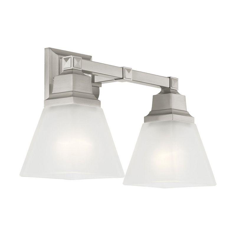 Livex Lighting Mission 2 - Light Vanity in  Brushed Nickel