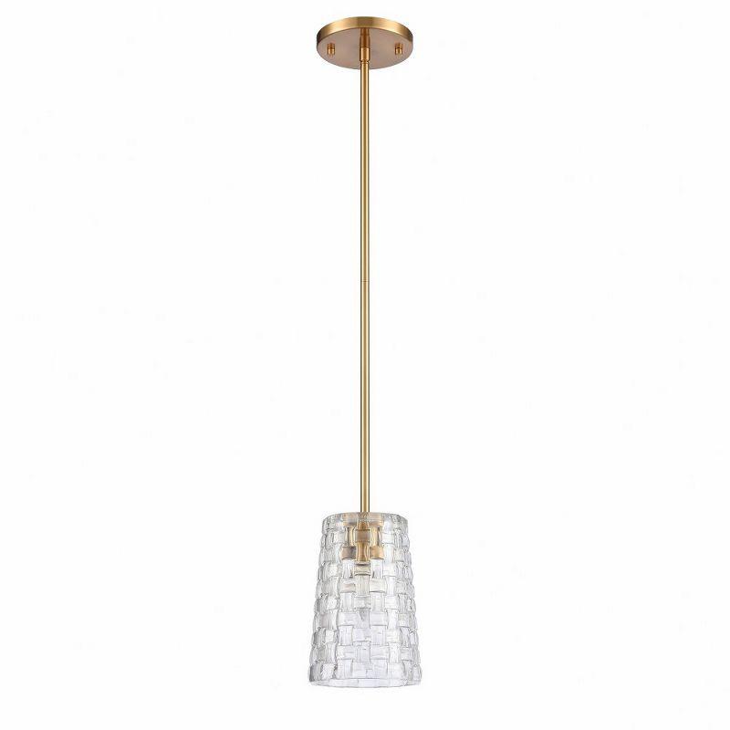 Elk Home Lightweave 1 - Light Pendant in  Satin Brass