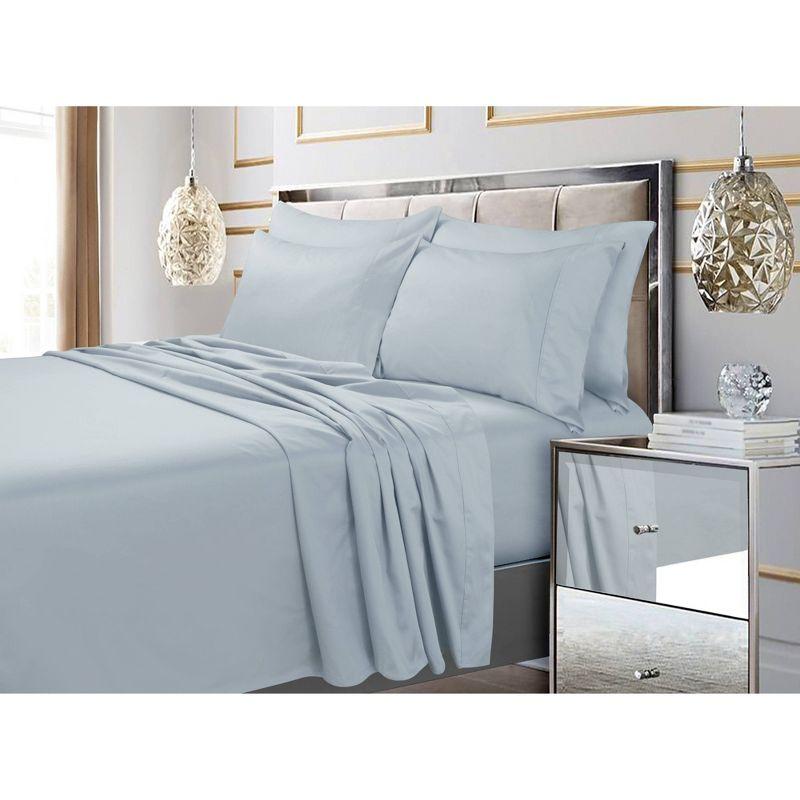 Tribeca Living 600 Thread Count 100% Cotton Extra Deep Pocket Sheet Set