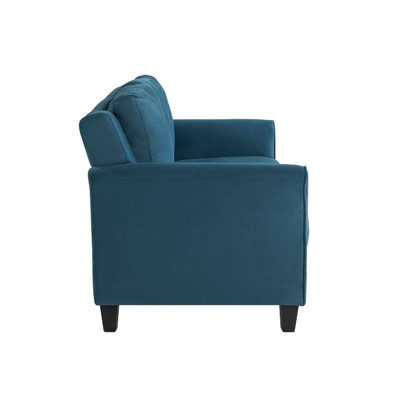 Lifestyle Solutions Harper Loveseat Blue Velvet