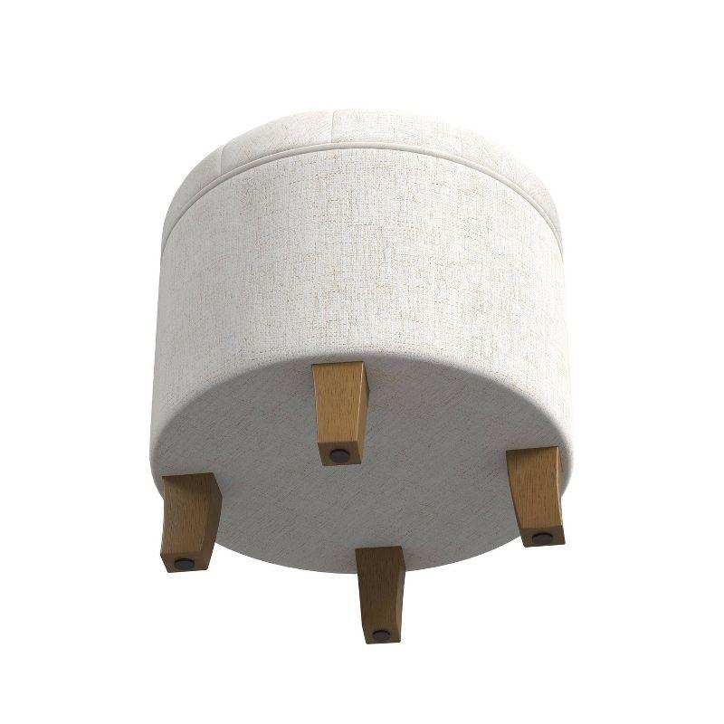 Boho Tufted Storage Ottoman - HomePop