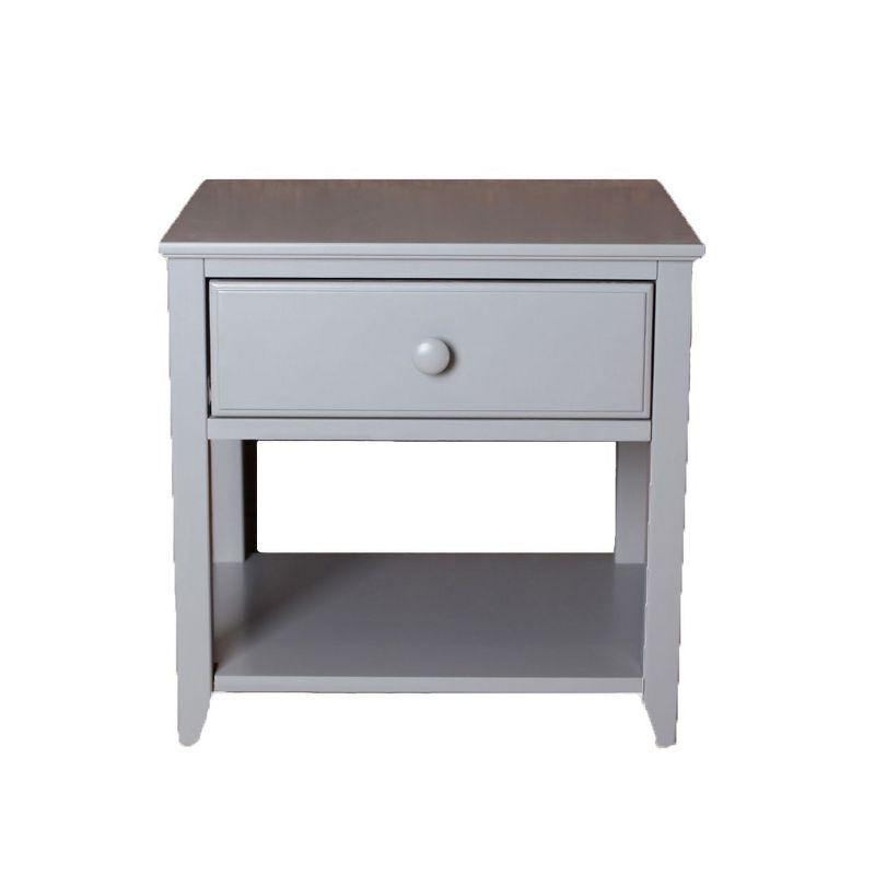 Max & Lily Nightstand with Drawer and Shelf