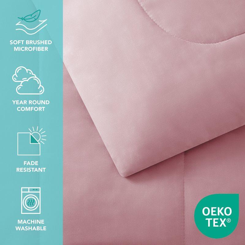 Arkwright Home Family Essentials Bed in Bag 5 Piece Set - TWIN - Rose