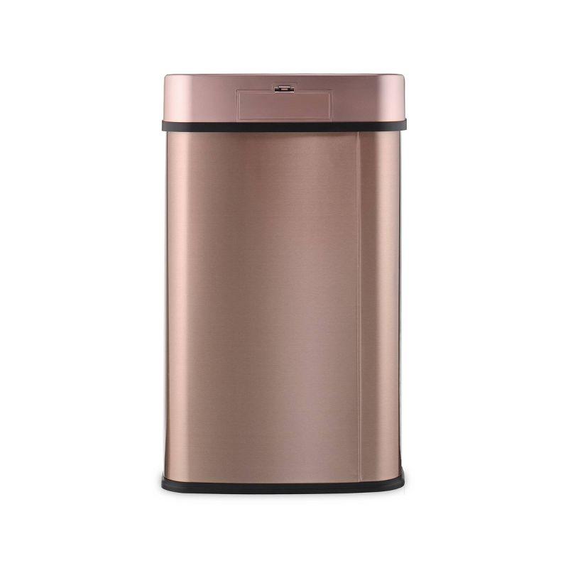 NineStars Nine Stars 13.2 Gallon Stainless Steel Motion Sensor Trash Can