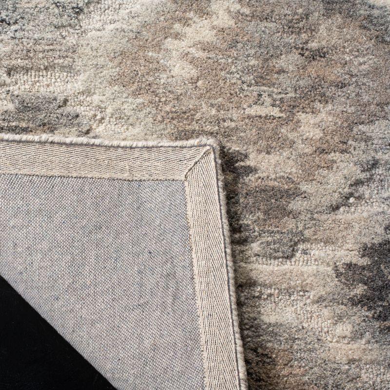 Wyndham WYD802 Hand Tufted Indoor Area Rug - Grey/Taupe - 5'x8' - Safavieh