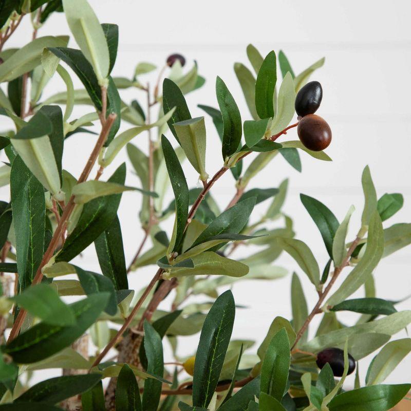 Nearly Natural 2.5-ft Olive Silk Tree