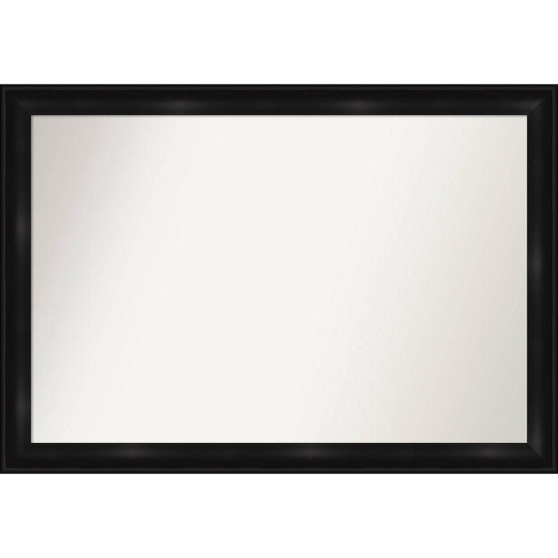 Grand Black Rectangular Wall-Mounted Bathroom Vanity Mirror