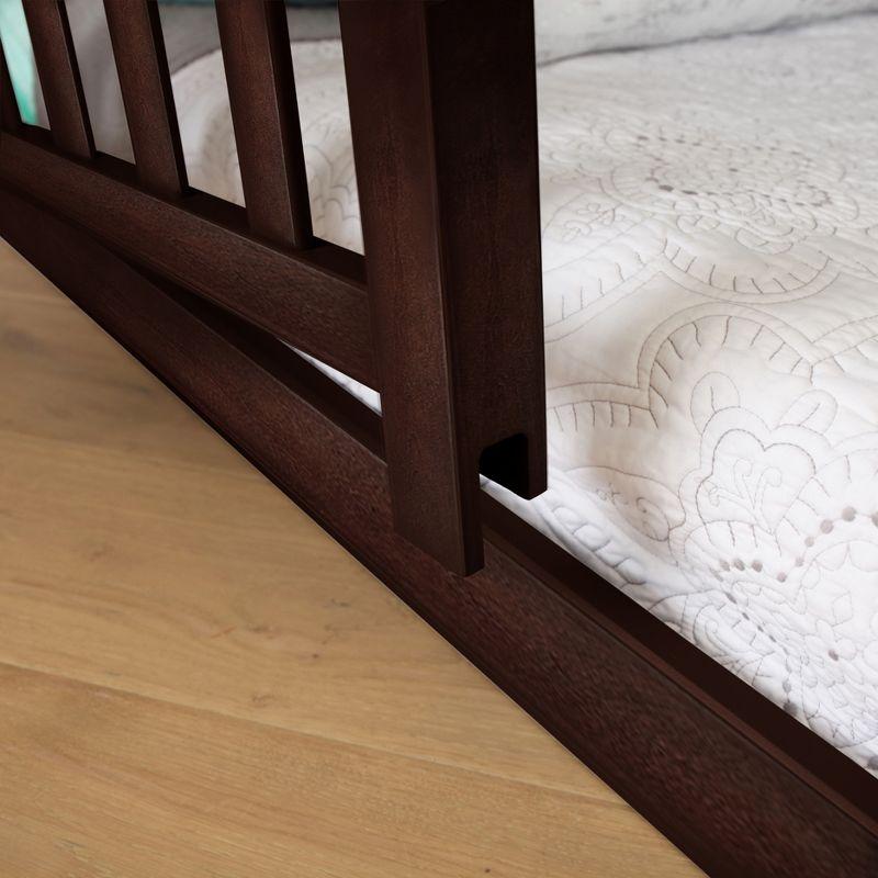 Max & Lily Add-on Guard Rail, Espresso