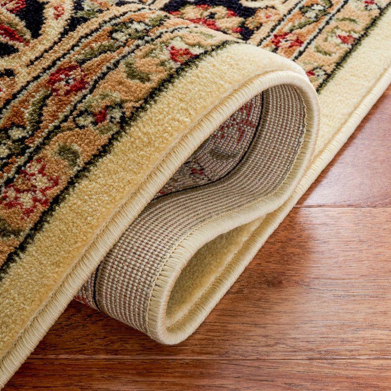 Lyndhurst Heriz LNH330 Power Loomed Area Rug - Beige/Black - 8'x10' - Safavieh